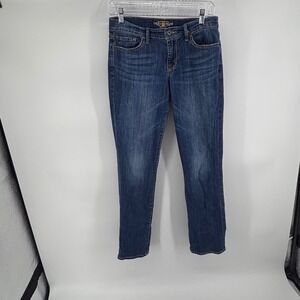 Lucky Brand Sweet Straight Jeans Women's Size 4/27R‎ Dark Wash Denim